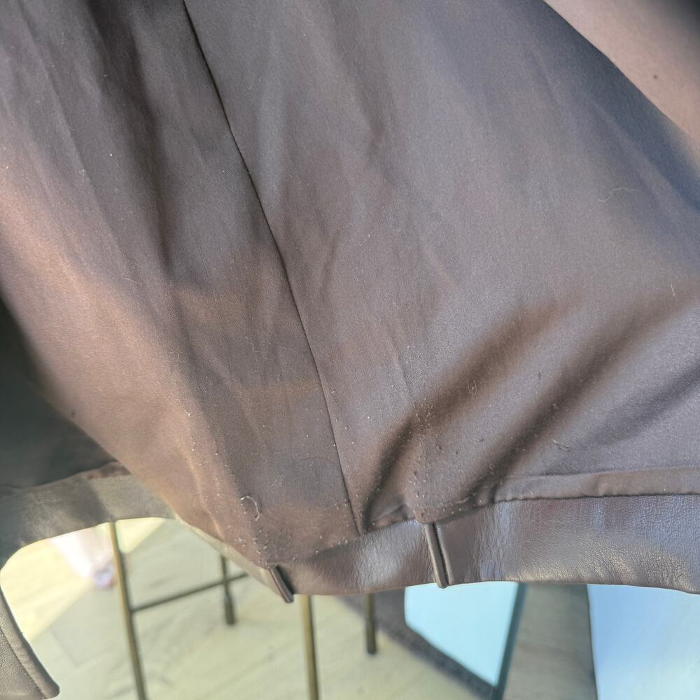 Alice and Olivia Elicia Faux Leather Trench Coat - Picture 4 of 6